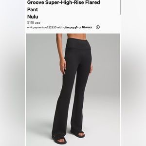 Lululemon High Rise Flare (4)